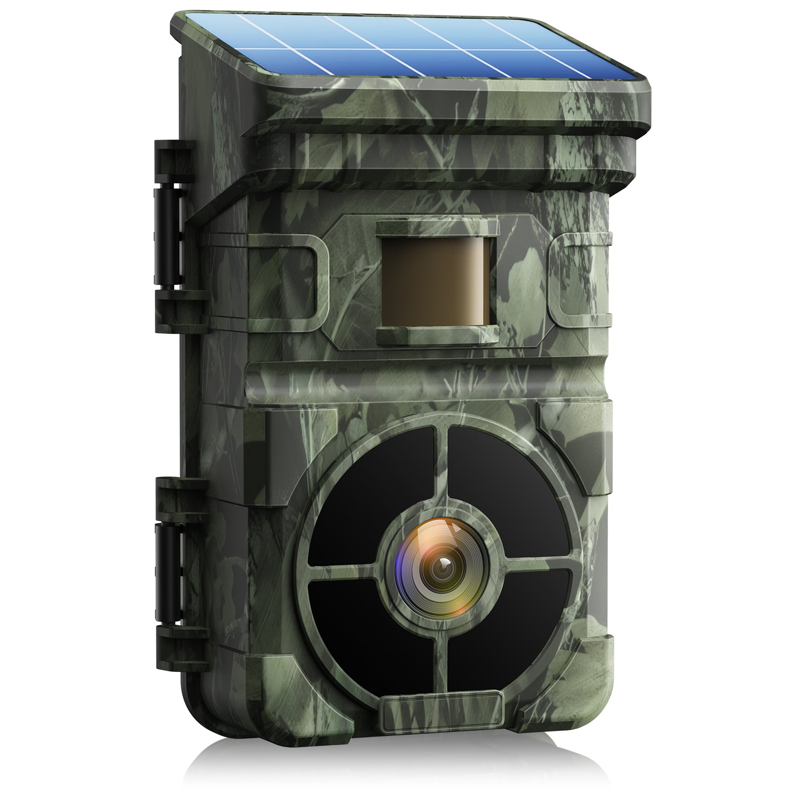 24MP 1080P 2500mAh Built-in Lithium Battery Rechargeable Solar Trail Camera