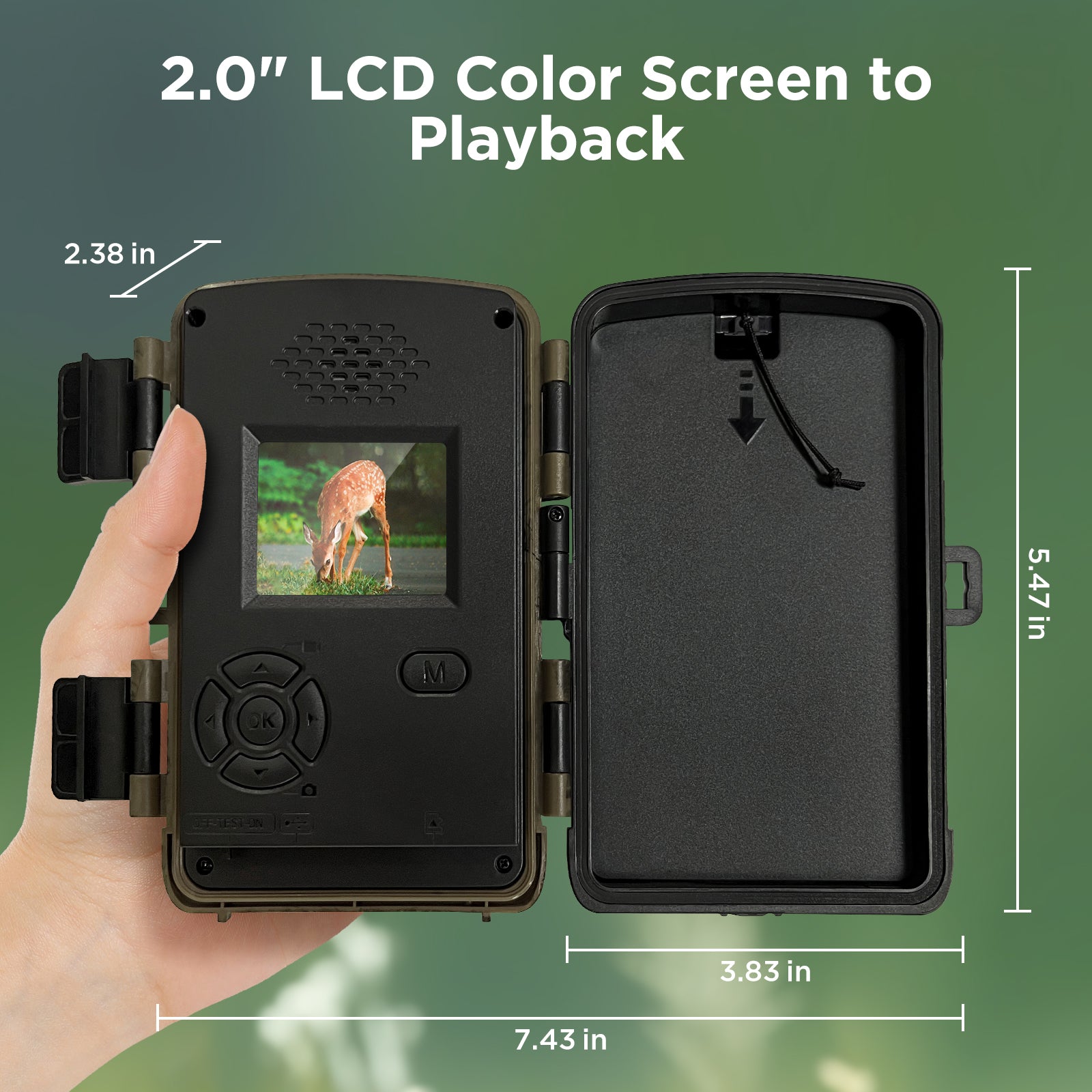 24MP Trail Camera with Night Vision