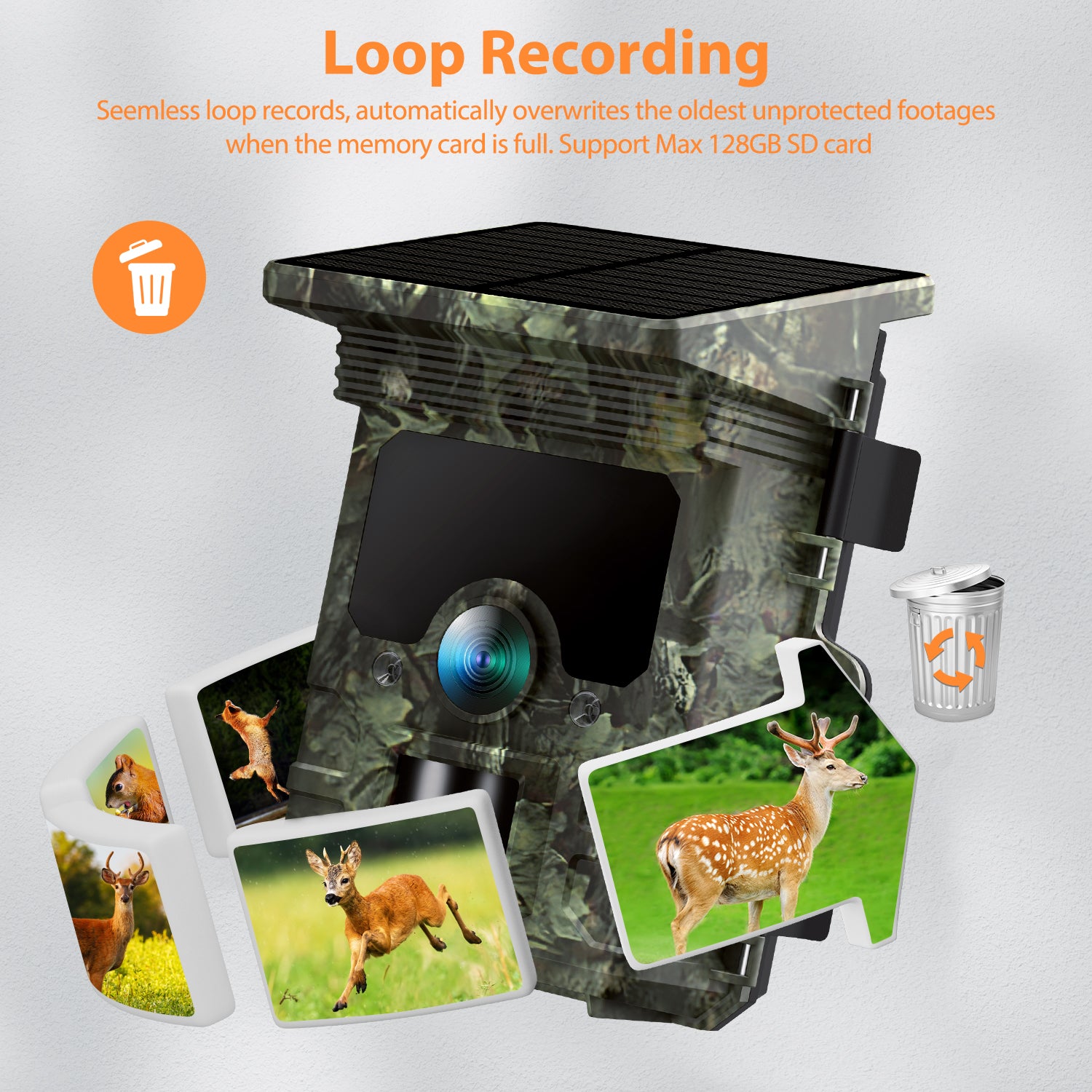  4K 46MP Solar Powered WiFi Bluetooth Trail Camera