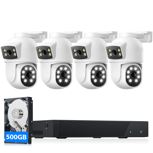 Campark SC52 4MP POE Security Camera System, 0 Monthly Fee