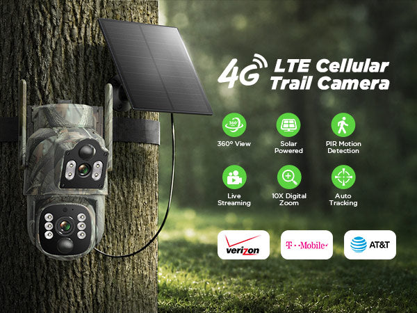 Built-in 4G LTE — Watch Live from Anywhere